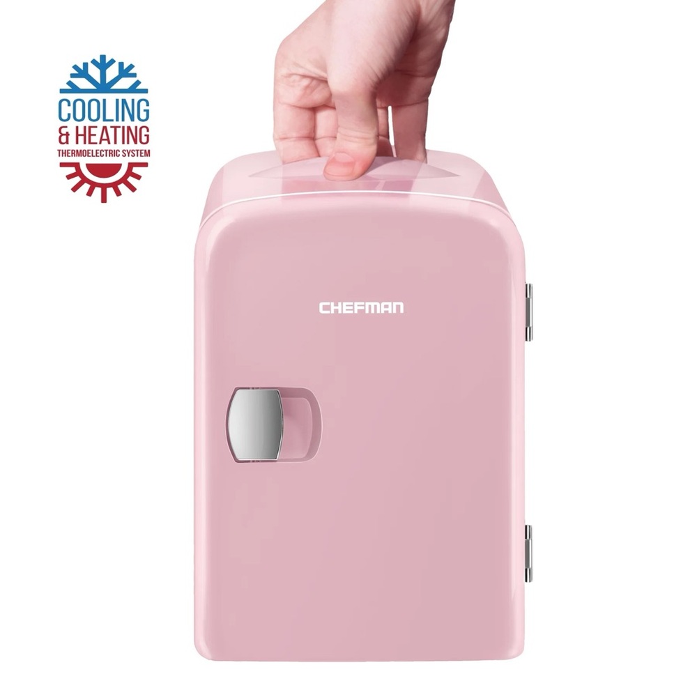 Chefman Pink Mini Fridge